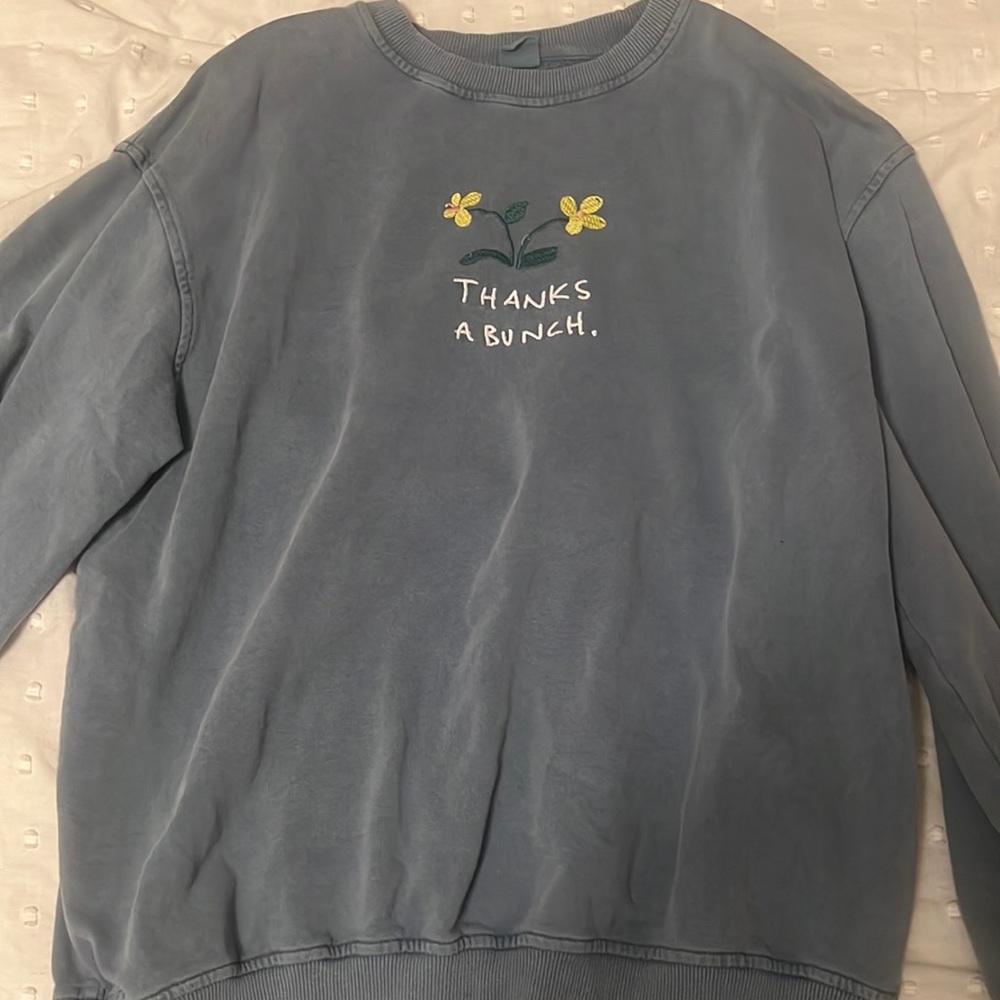 Urban Outfitters “Thanks A Bunch” Pullover sweatshirt